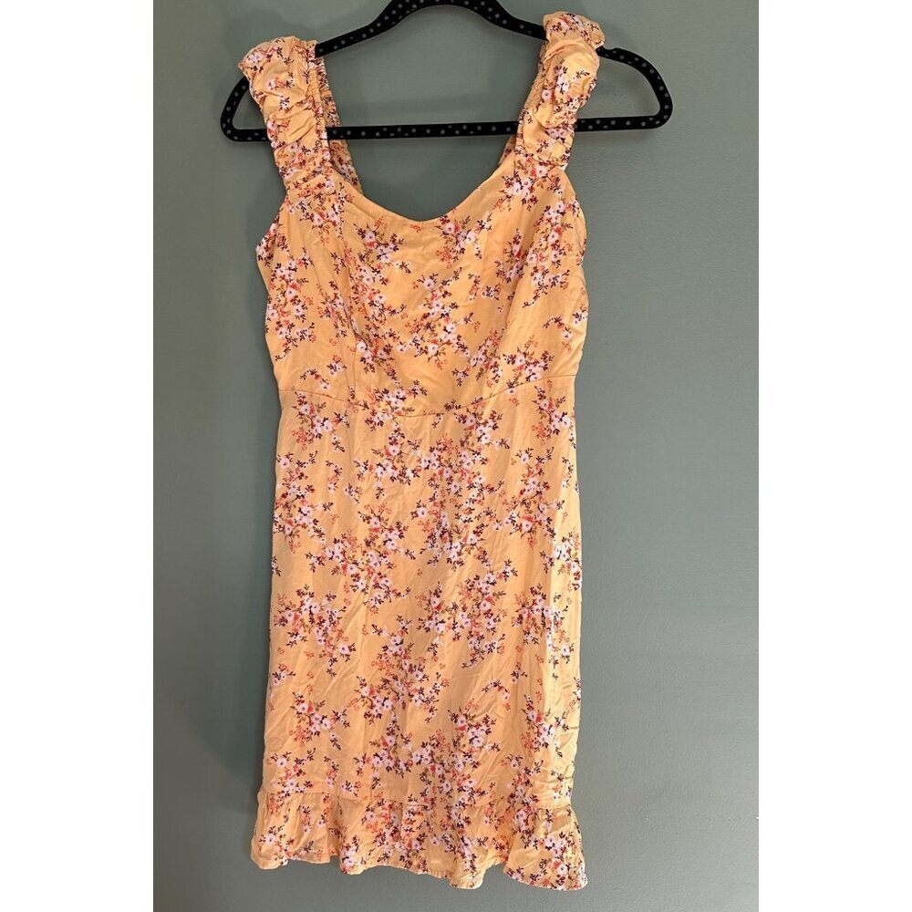 Old Navy Size S Babydoll Dress Cottagecore Boho Retro Y2K Mini Floral smocked